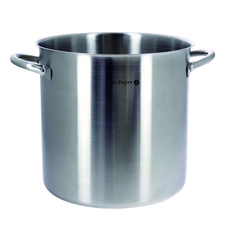 Marmite inox tout feux dont induction avec couvercle