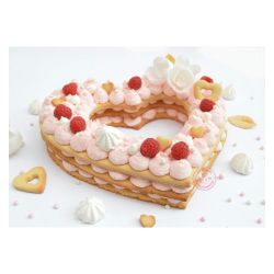 Emporte-pièce plastique Fleur Coeur Rond Moule Patisserie Gateau