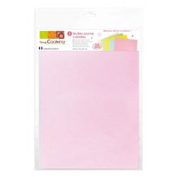 5 feuilles azyme colorées 21x29.7 cm