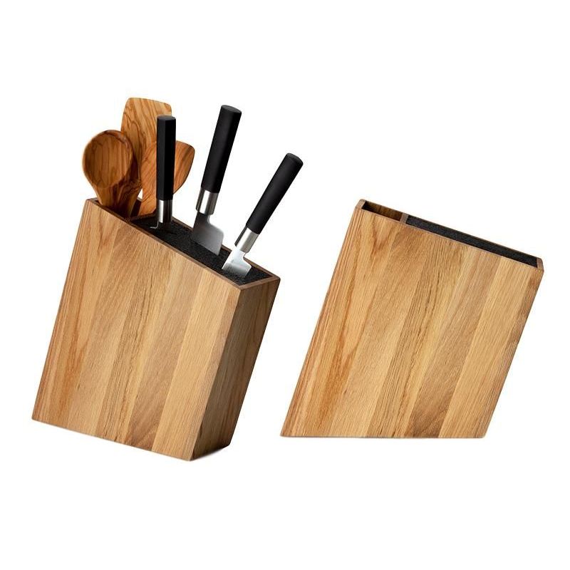 Range Couteaux et Ustensiles de Cuisine – Bois de Chêne - Bloc de couteaux