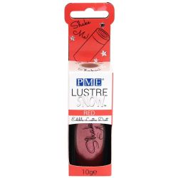 Poudre alimentaire pailletée - Rouge
