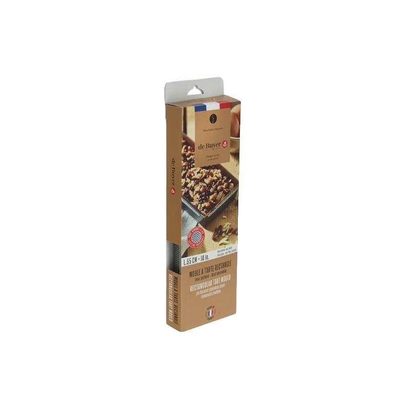 Moule à Cake Rectangulaire En Fonte - Longueur 34 Cm - Marque Navaris - Neuf Sous Emballage