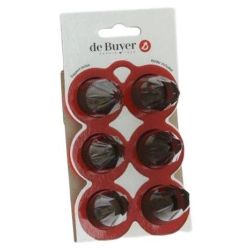 Lot de 6 douilles CANNELE de Buyer