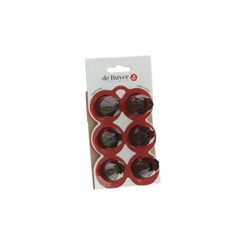 Lot de 6 douilles CANNELE de Buyer