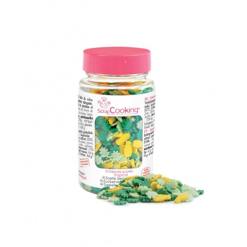 Pot de décorations sucrées Mini-billes argentées - 80g