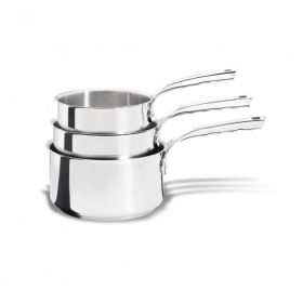 3 Casseroles inox Milady ⌀16-18-20 cm