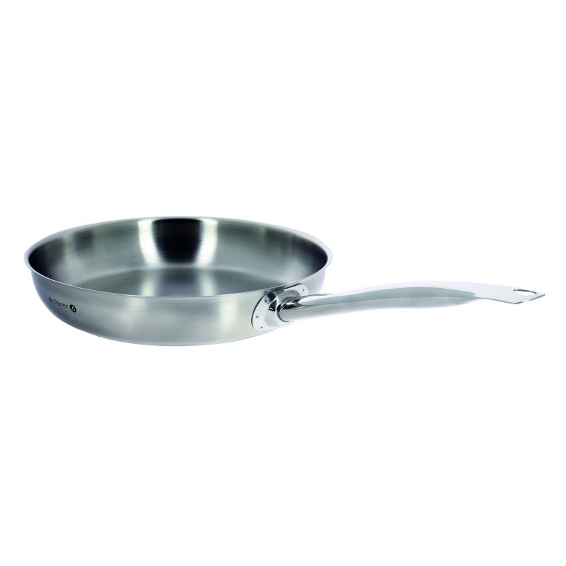 La poêle à frire en inox : pour vos œufs, frites, nuggets, etc. - Poêle Inox