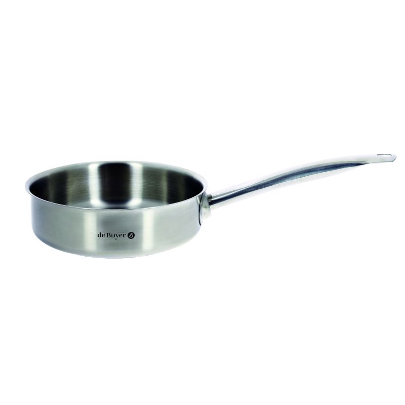 Poêle à frire en inox PRIM'APPETY, acier inox, Poêles rondes, ø 20cm - De  Buyer