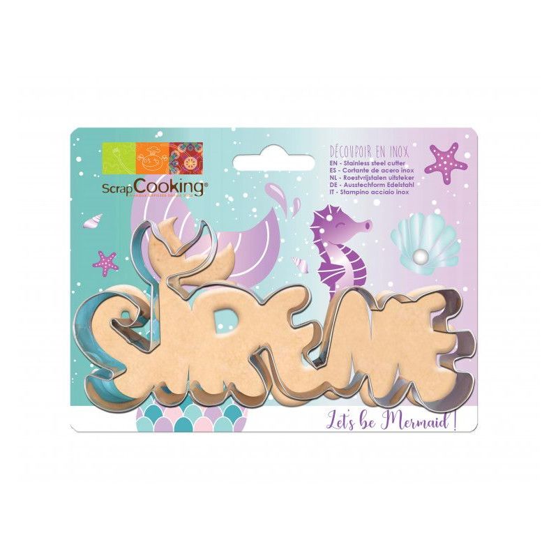 Emporte-Pièce Mot « Sirène » – Pâtisserie - Emporte pièce lettre