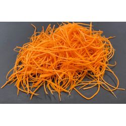 Carottes coupées en julienne grâce au couteau Triangle