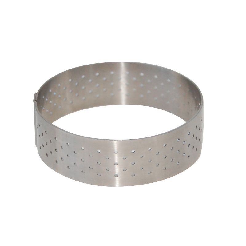 Cercle à pâtisserie inox, forme cœur Ht 4 cm, acier inox, Cercles