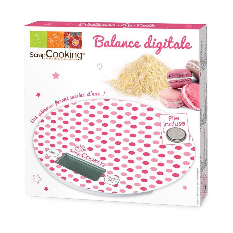 Balance digitale Scrapcooking : précision au gramme près