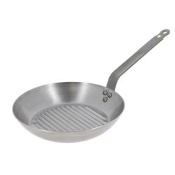 Poêle ronde grill MINERAL B : 26 cm et 32 cm.