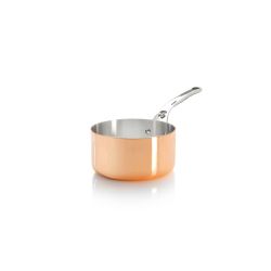 Casserole en cuivre professionnelle : 18 cm de diamètre