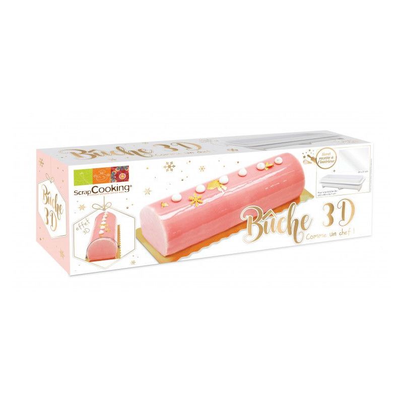 Moule bûche Scrapcooking et insert réutilisable - Achat & prix