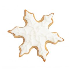 Biscuit en forme de flocon de neige