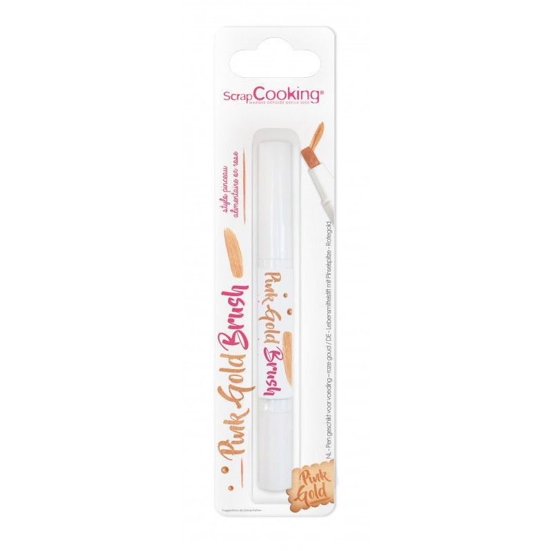 Stylo pinceau alimentaire 2ml Rosé