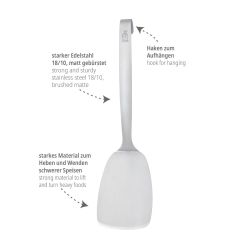 Spatule rigide en inox Triangle