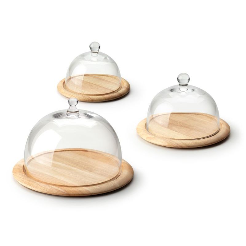 Plateaux à fromages et cloches rondes - 3 diamètres disponibles