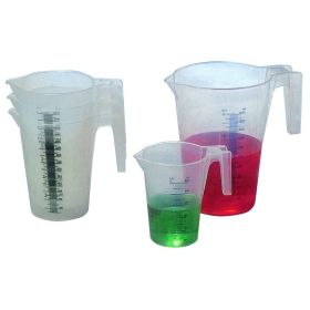 Verre doseur plastique et poignée ouverte