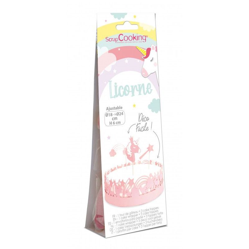 Kit déco gâteau « Licorne »