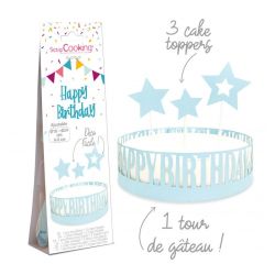 Cake Topper dessus de gâteau Happy Birthday or