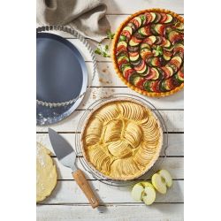 Coffret Tarte maison : cercle à tarte, moule à tarte, pelle à tarte