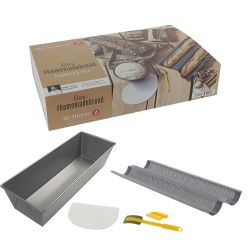 Kit pour pain et baguettes maison : coffret avec tous les ustensiles