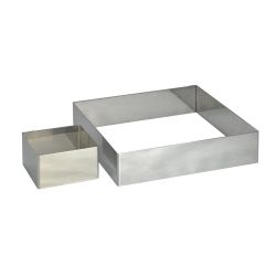 Cercle à pâtisserie De Buyer rond inox hauteur 4,5cm