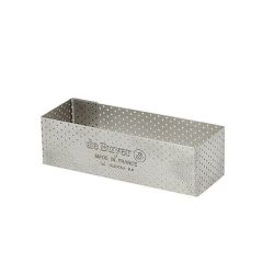 Rectangle perforé en inox De Buyer 3,5 cm