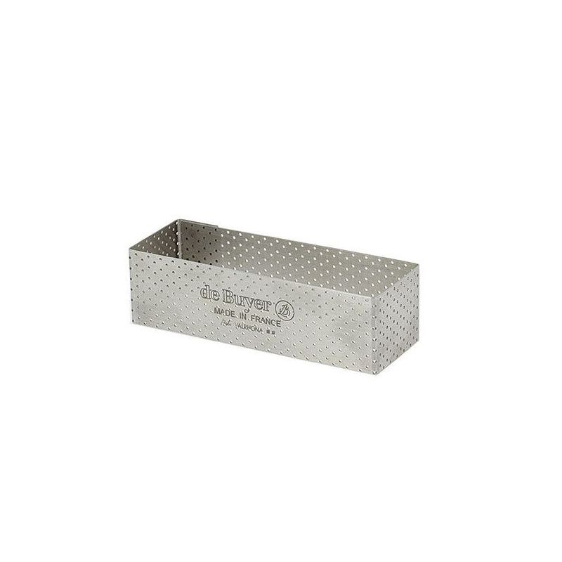 Rectangle perforé en inox De Buyer 3,5 cm