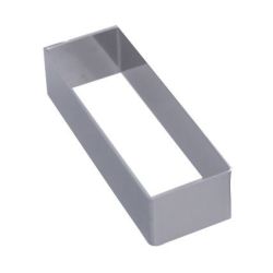 Rectangle avec angles vifs et en inox