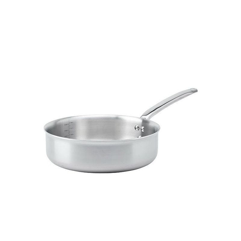 Sauteuse bord droit inox Alchimy - 28 cm de diamètre