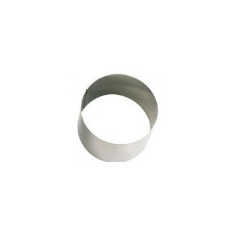 Cercles individuels ou à nonnettes en inox De Buyer - Ht 4 cm