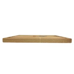 Planche à découper bois de hêtre + Couteau d’office inox : PACK