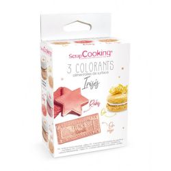 Colorants alimentaire de surface irisés ScrapCooking