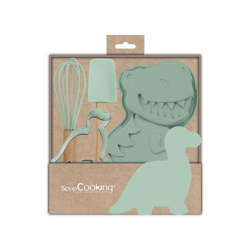 Kit pâtisserie enfants dinosaure SCRAPCOOKING