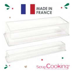 Moule à Bûche avec insert plastique - Scrapcooking