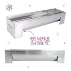 Moule inox pour bûche et insert en plastique