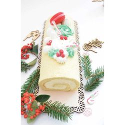 Bûche roulée de Noël