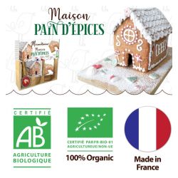 Kit maison pain d´épices de Noël : ingrédients et ustensiles pour réaliser  une maison de pain d´épices 13 x 15 x 20 cm - Patisdecor