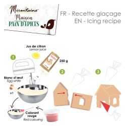 Maison en pain d'épices pour Noël