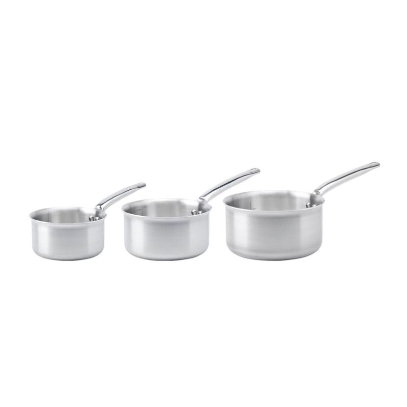 Set 3 casseroles en inox ALCHIMY - Casserole inox