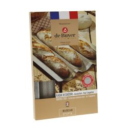 Plaque inox 3 baguettes