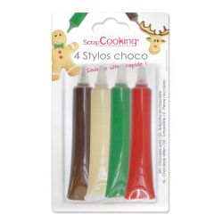 4 stylos goût choco