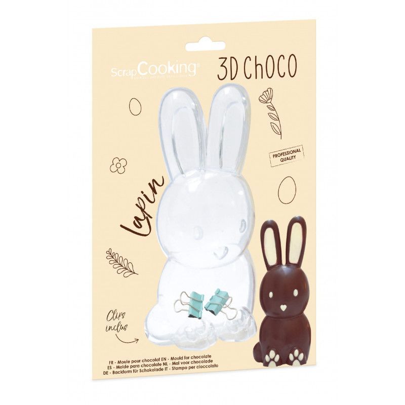 Moule 3D choco Lapin