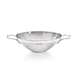 Wok en inox 2 anses multichouches