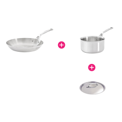 Pack poêle, casserole et couvercle inox Affinity