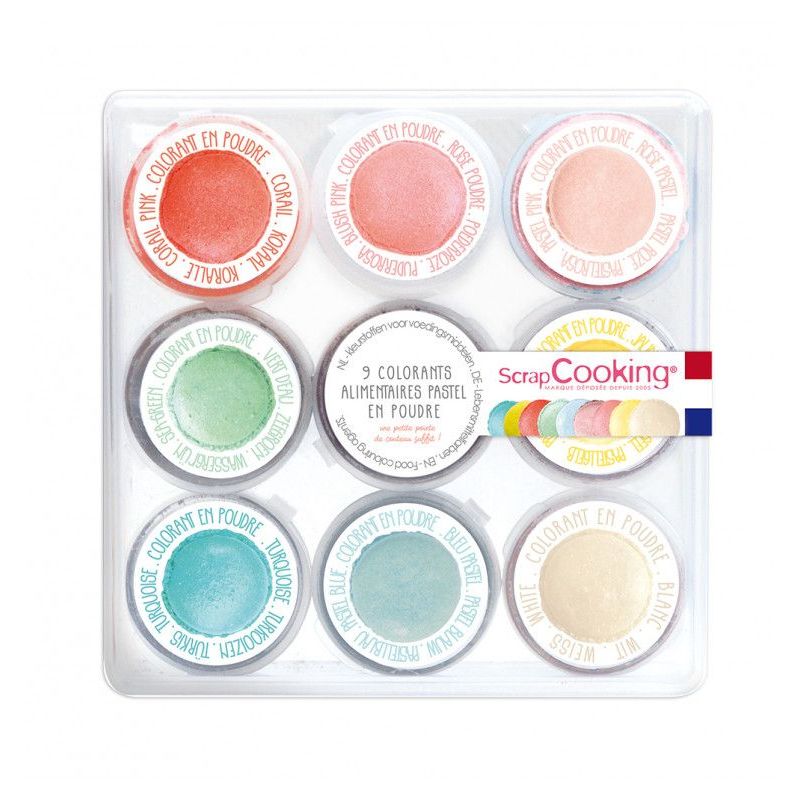 Colorant alimentaire de surface en poudre doré - 5 g - ScrapCooking - Achat  & prix