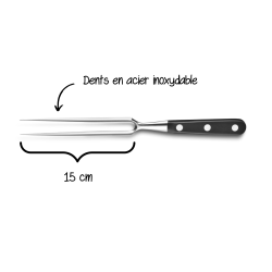 Fourchette en acier inoxydable